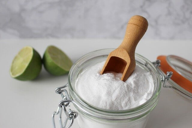 a scoop of baking soda will clean your washing machine.