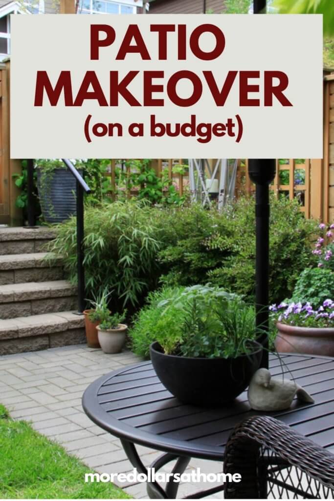 Patio after a Budget Makeover