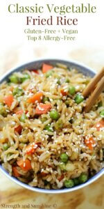 Classic Vegetable Fried Rice dinner ready in 15 minutes